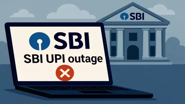 SBI UPI Services Down