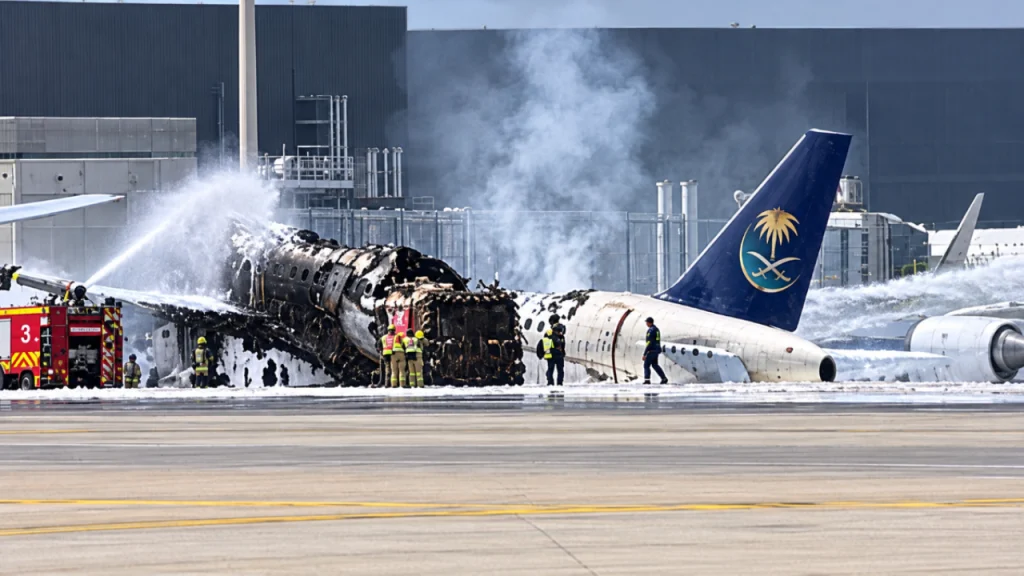 Riyadh Airport Fire
