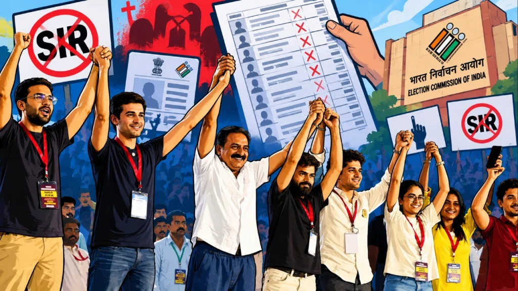 SIR Protest in Bengaluru