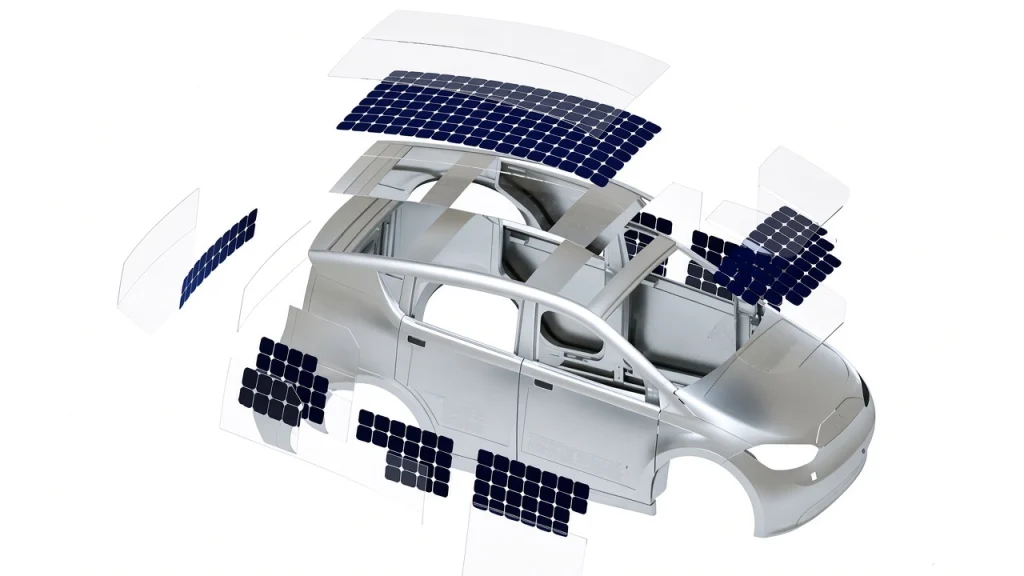 Solar powered EV cars